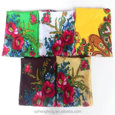 China wholesale Medium Printing Multicolor Attractive Women Scarf for sale