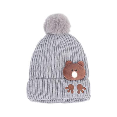 China JOINT Korean Cute Winter Hat Baby Hat 1-2 Years Warm Hat for sale