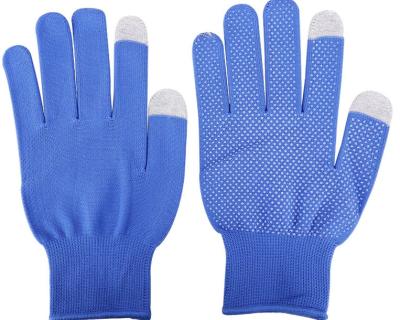 China 13G Nylon Working /outdoor Gloves With White PU Coating On Fingertips for sale