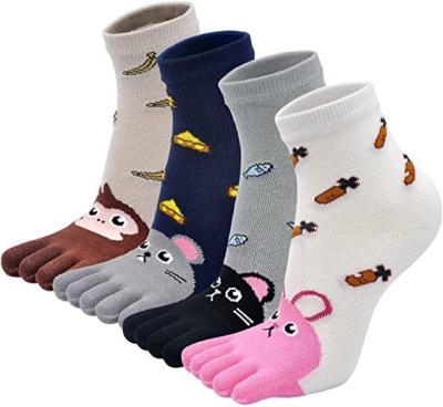 China QUICK DRY Cute Cartoon Dog Cat Crew Toe Animal Sock For3-12 Girls And Boys Kids for sale