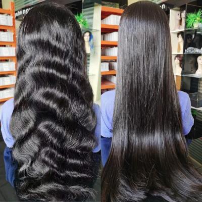 China Trustworthy Suppliers Hd Deep Wave Hair Lace Body Wave Wigs Hair Indian Remy Lace Front Virgin Luxury Pre Plucked Transparent Lace Wig for sale