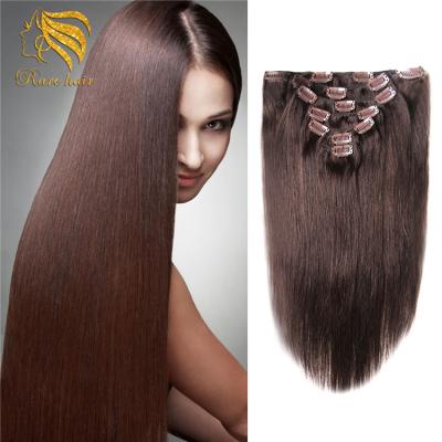 China Xuchang Factory Wholesale High Quality Colorful Silky Straight Wave Clip In Hair Extension for sale