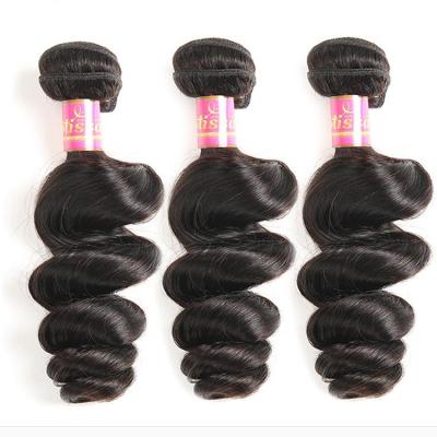 China Indian DEEP LOOSE WAVE Loose Wave Cuticle Aligned Raw Hair Bundles, Unprocessed Indian Virgin Hair Wholesale Vendors for sale