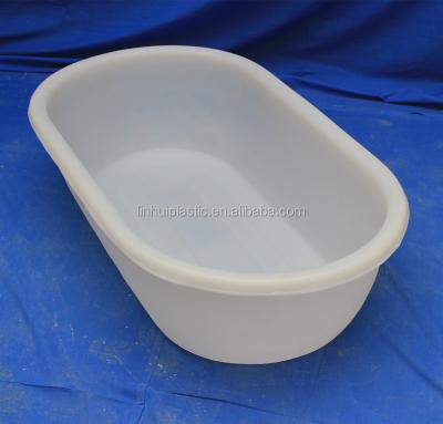 China Large Large LLDPE Shell Shape Plastic Rotomolding Hot Hand Wash Basin For Kids for sale