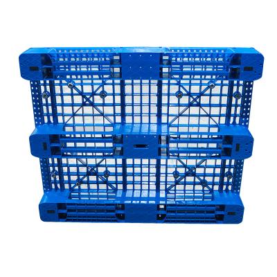 China Small Face 1200x1000 Single Faced Plastic Pallet Single Stackable for sale