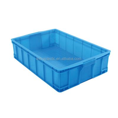 China Sustainable New Products Solid Plastic Crates Storage Boxes Size 600*400*150 for sale