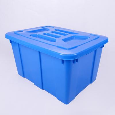 China Large solid box water tank / plastic storage box with lid for sale