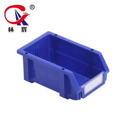 China Sustainable Heavy Duty Warehouse Spare Use Plastic Stackable Storage Bins for sale