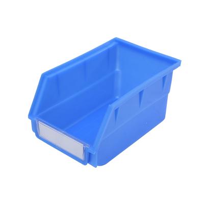 China Sustainable warehouse and garage and office use durable and colorful and customized back hang plastic storage parts box for sale