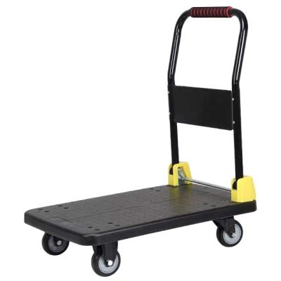 China Hand Foldable Stacking High Quality Plastic Heavy Duty Collapsible Carts for sale