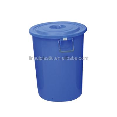 China With Lids HDPE Stackable Plastic Drum 60liter Cheap Plastic Waste Bin With Lids for sale