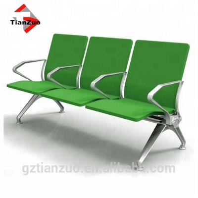 China Whole Chair Aluminum Alloy Frame PU Polyurethane Seat Waiting Room Office Chairs for sale