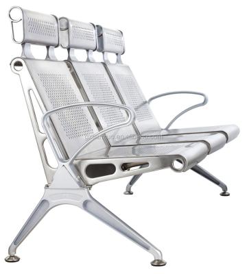 China Airport Waiting Chair / Waiting Chair Stainless Steel Chair With Aluminum Armrest for sale