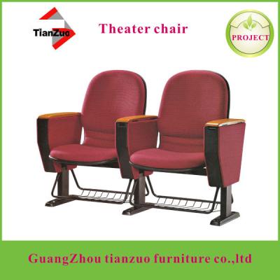 China Comfortable& Durable 3 Seater School Auditorium Chair With License Plate Attached for sale