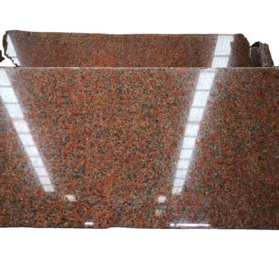 China Modern Clean Quarry G562 Red Maple , Red Maple Leaf Granite Price Small Slab for sale