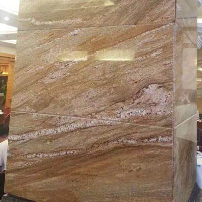 China Good Price Modern Kashmir Gold Granite Slabs, China Desert Gold Granite for sale