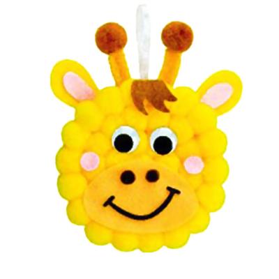 China Holiday decoration & DIY Gift Giraffe Pompom and Paper Plate Craft for Kid for sale