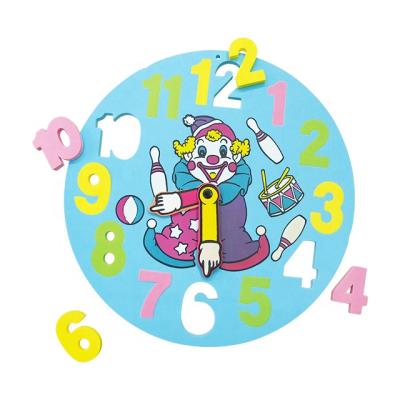 China EVA Educational Time Learn Game EVA Clock For Classroom for sale