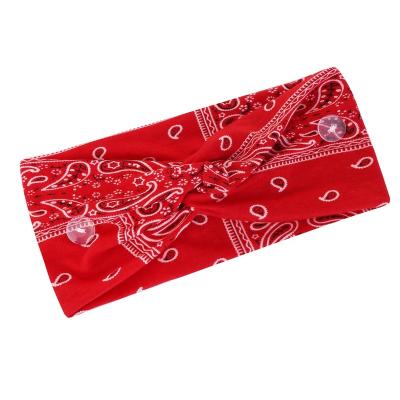 China European and American style stunning colorful fashion knitted custom printed elastic band shower beach wear scarf home headband for sale