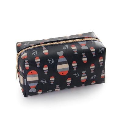 China Fashion Quality Fashion PU Leather Portable Convenient Travel Cosmetic Bag for sale