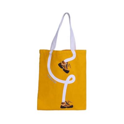 China Custom Cotton Eco-Friendly Design Wholesale Fashion Print Logo Promotion Tote Bag for sale