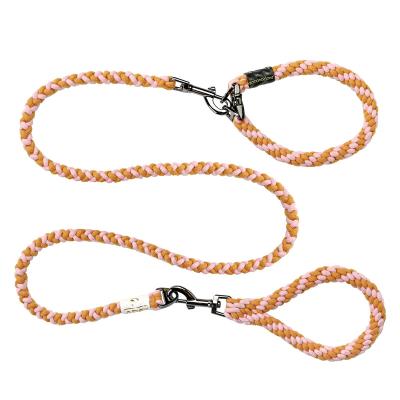 China Durable Comfy Dog Leashes for Small Medium and Large Dogs, Clasp Update, Handmade Braided Dog Leash Rope for sale