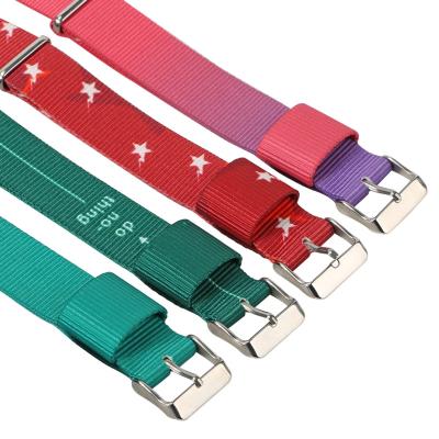 China Kinds Custom Design NATO Buckle #304 Stainless Steel Buckle Strap Brushed Nylon Nylon Watch Strap for sale