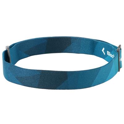 China Viable Custom Adjustable Headlamp Strap With Reflective Night Elastic Safety Hook Buckle Belt Main Band for sale