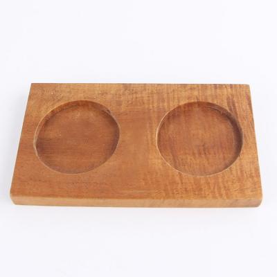 China Sustainable useful wooden salt and pepper holder with grinder set for sale