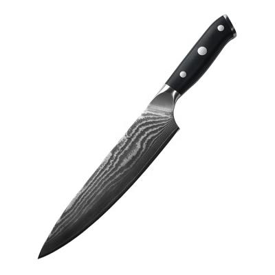 China Viable Multifunctional Ergonomic Handle G10 Best Multifunctional Ergonomic Handle Damascus Stainless Steel Kitchen Knives VG10 Sharp High Carbon Chef Knives for sale