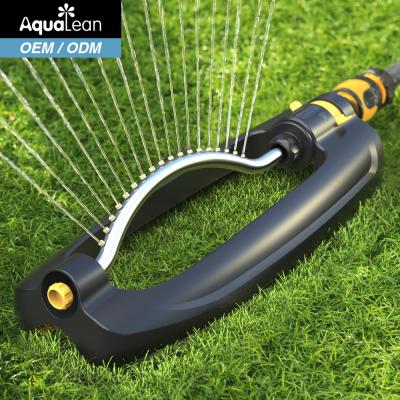 China Garden Farm Irrigation Lawn 2020 New Arrival 18 Holes Automatic Oscillating Lawn Sprinkler for sale