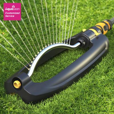 China Light Weight Garden Farm Irrigation Lawn Landscaping Aqua Oscillating Sprinkler for sale