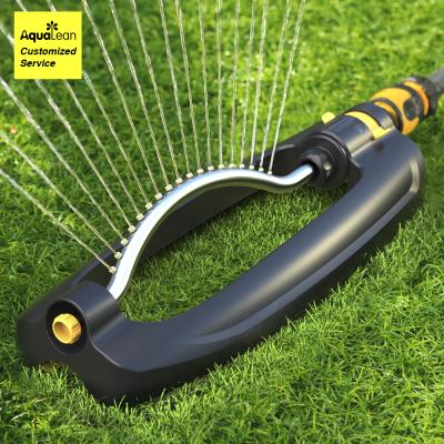 China Garden Farm Irrigation Lawn Patio Free Standing Premium Water Oscillating Sprinkler for sale