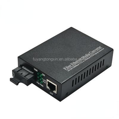 China Wholesale 20km FTTH FTTxFTTB Rj45 Network Single Mode SC To Ethernet SFP Optical Fiber Media Converter 10g for sale