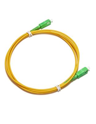 China FTTH Fiber Optic Cable SC APC Fiber Patch Cord Single Mode LC Hot Selling Simplex Optical Patch Cord for sale