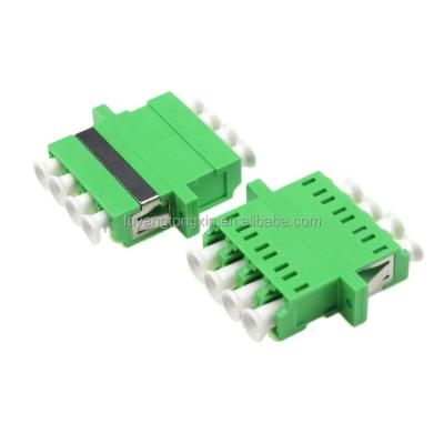 China PVC or LSZH Single Mode Quad Fiber Optic Adapter 4 Ports LC Optical Adapters LC APC/type 4 core upc/pc adapter for sale