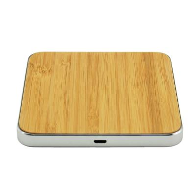 China OEM Beautiful Small High Grade Fast Charging 10w Wooden Wireless Phone Wireless Charger for sale