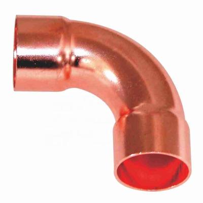 China Hengsen High Strength High Quality HVAC Tubing Welding Wholesale 90 Degree Long-Elbow Copper Fitting for sale