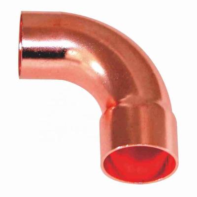 China Hengsen High Strength High Quality HVAC Tubing Welding Wholesale 90 Degree Long-Elbow Copper Fitting for sale