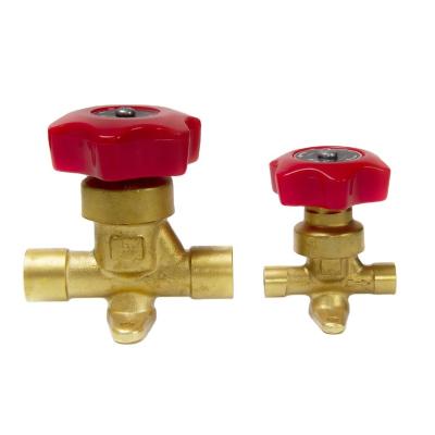 China Refrigeration Parts Best Refrigeration Spare Parts Hand Valve For Air Conditioner Part Plastic Way Handle for sale