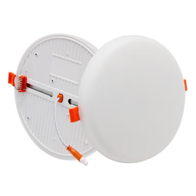 China 12W 18W 24W 36W Exquisite Round Frameless Modern Bedroom White LED Panel Light for sale