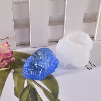 China Sustainable DIY Epoxy Resin Silicone Crystal Stone Mold For Home Decoration for sale