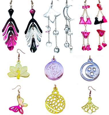 China Viable Diy Crystal Epoxy Earring Mold Various Collections Moon Peacock Butterfly Earrings Silicone Pendant Mold for sale