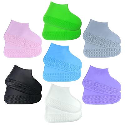 China Fashion Trend Hot Sale Unisex Reusable Shoe Protectors Waterproof Anti Slip Water Resistant Rain Silicone Shoe Covers For Outdoor for sale