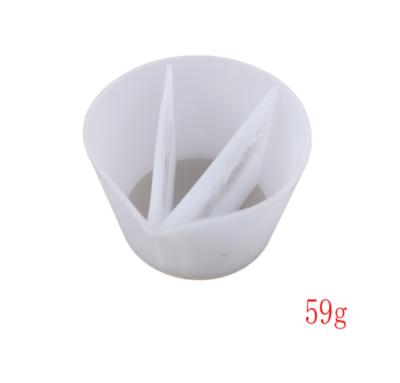 China Viable Epoxy Silicone 2/3/4/5 Color DIY Mixing Cup Slit Mixing Material Cup Paint Silicone Mixing Cup for sale