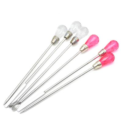 China coffee & Tea Tools Stirring Needle Crystal Epoxy Glue Tool UV Powder Spoon Digging Stirring Rod for sale