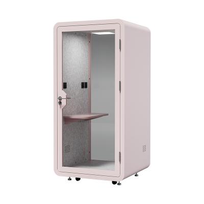 China (Height) Adjustable Desktop Pod Can Be Customized Phone Booth Conference Pod Sound Insulation Mobile Phone Booth As Baby Care Room for sale