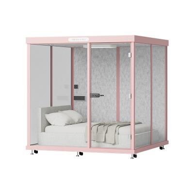 China Outdoor Modern Glass Room (Size) Sleeping Booth Adjustable Small Pod Booth for sale