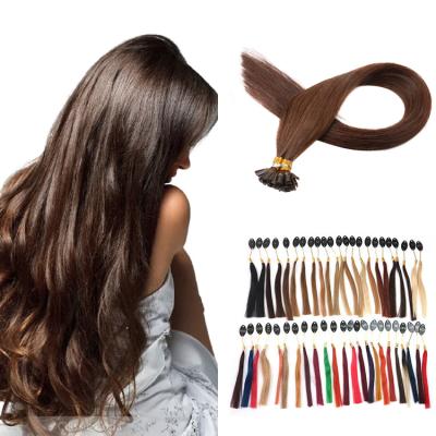 China Soft and Healthy Hair Remi Hair Luster Most Popular 18Inch U Tip Hair Extensions Sale Keratin Fusion Extensions for sale