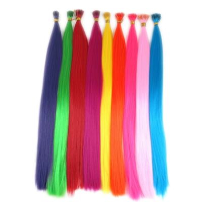 China 1 Gram I HARMONY Straight Colored Heat Resistant Synthetic Prebonded I-Tip Hair I-Tip Hair Extensions for sale